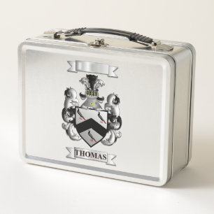 Lunch Box Thomas Family Surname And Shield