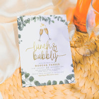 Lunch & Bubbly Eucalyptus Greenery Bridal Shower