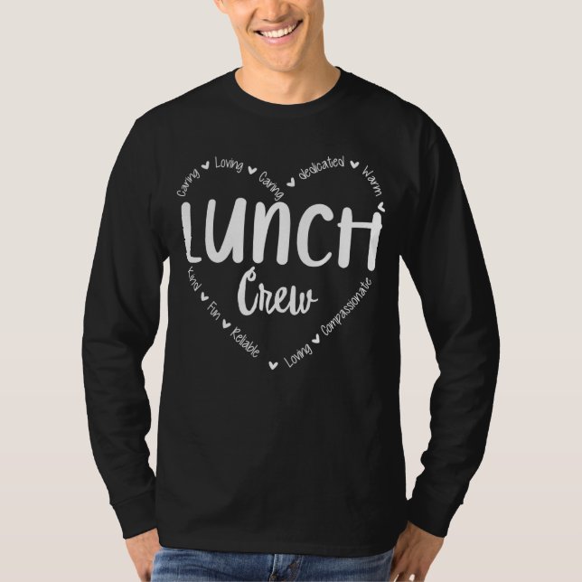 Lunch Crew Group Matching School Cafeteria Squad S T-Shirt (Front)