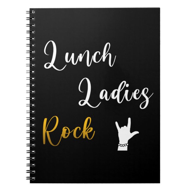 Lunch Ladies Rock Notebook (Front)