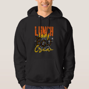 Lunch Lady Boo Crew Funny Woman Cafeteria Worker T Hoodie