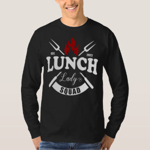 Lunch Lady Cafeteria Crew Squad School Lunch Ladie T-Shirt