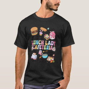 Lunch Lady Cafeteria Happy Easter Day Cafeteria Cr T-Shirt