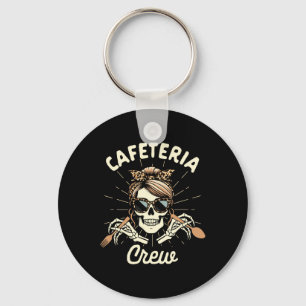 Lunch Lady Cafeteria Worker Squad Skeleton Cafeter Key Ring