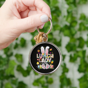 Lunch Lady Crew Funny Bunny Key Ring