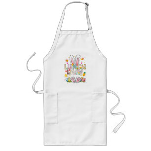 Lunch Lady Crew Funny Bunny Long Apron