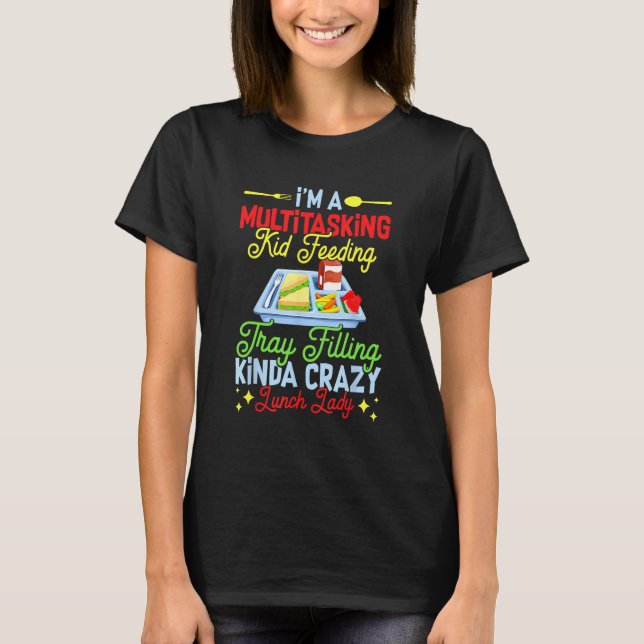Lunch Lady Cute Cafeteria Worker Appreciation Lunc T-Shirt (Front)