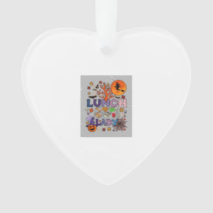 Lunch Lady Halloween Witch Moon Pumpkin_1 Ornament