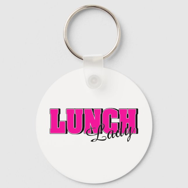 Lunch Lady Key Ring (Front)