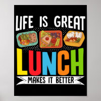 Lunch Lady Life Is Great Lunch Makes It Better