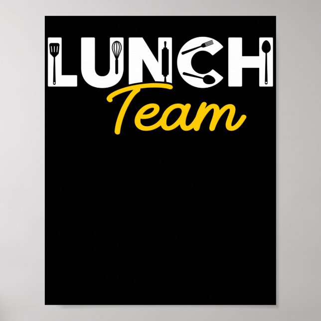 Lunch Lady Lunch Team Lunch Lady Poster (Front)