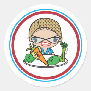 Lunch Lady Monica Sticker