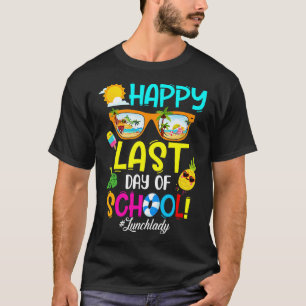 Lunch Lady Off Duty Last Day Of School Summer Brea T-Shirt