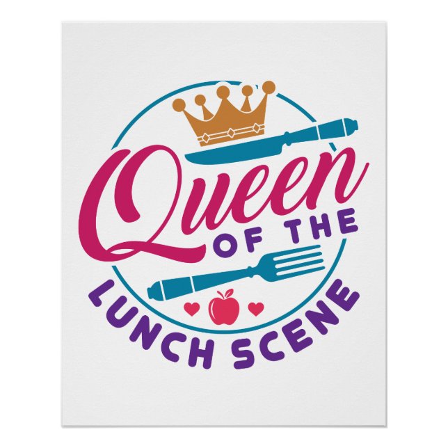 Lunch Lady Queen of the Lunch Scene Poster (Front)