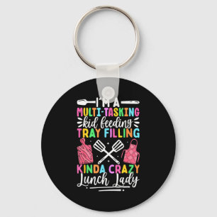 Lunch Lady School Aide Appreciation Cafeteria Ista Key Ring