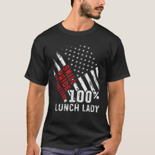 Lunch Lady School Food Attendant Ladies T-Shirt