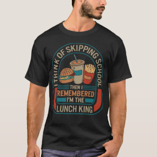 Lunch Lady Shirt, Lunch King Funny Tee, School T-Shirt