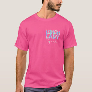 Lunch Lady Squad Groovy Back to School Cute Teache T-Shirt