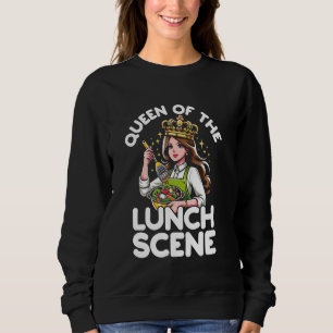 Lunch Lady Squad School Canteen Female Cafeteria W Sweatshirt