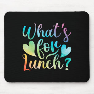 Lunch Lady What's For Lunch School Cafeteria Crew Mouse Mat