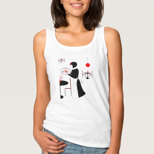 lunch lunchroom. tank top