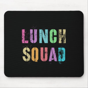 Lunch Squad Back To School Office Food Service Cre Mouse Mat