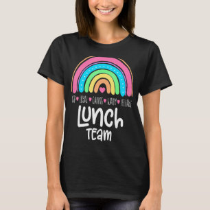 Lunch Team Group Leopard Matching School Spirit Da T-Shirt
