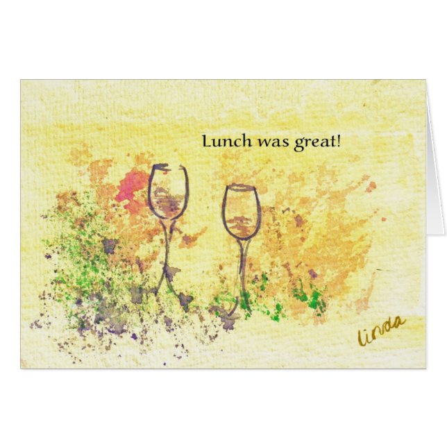 Lunch was great - Customised - Customised (Front Horizontal)