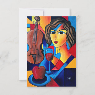 Lunch with Colors Thank You Card