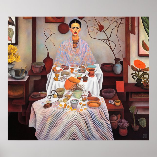 Lunch With Frida - Canvas Art Print (Front)