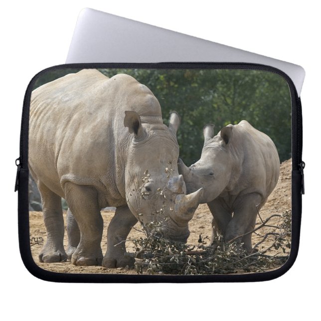 Lunch with Mum Laptop Sleeve (Front)