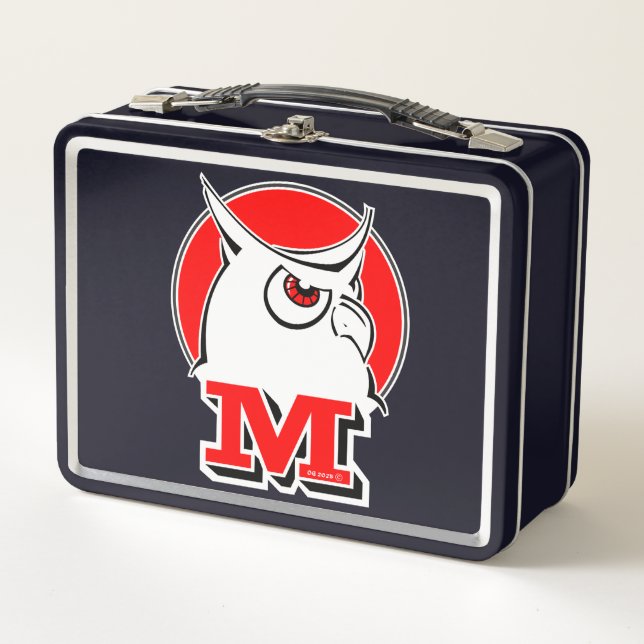 Lunchbox, Black Metal Lunch Box (Front)