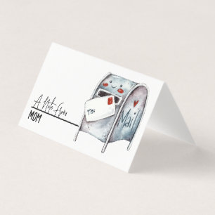 Lunchbox Notes Personalised with Your Name Business Card