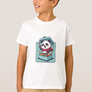 Lunchbox Panda Snack Kids T-Shirt