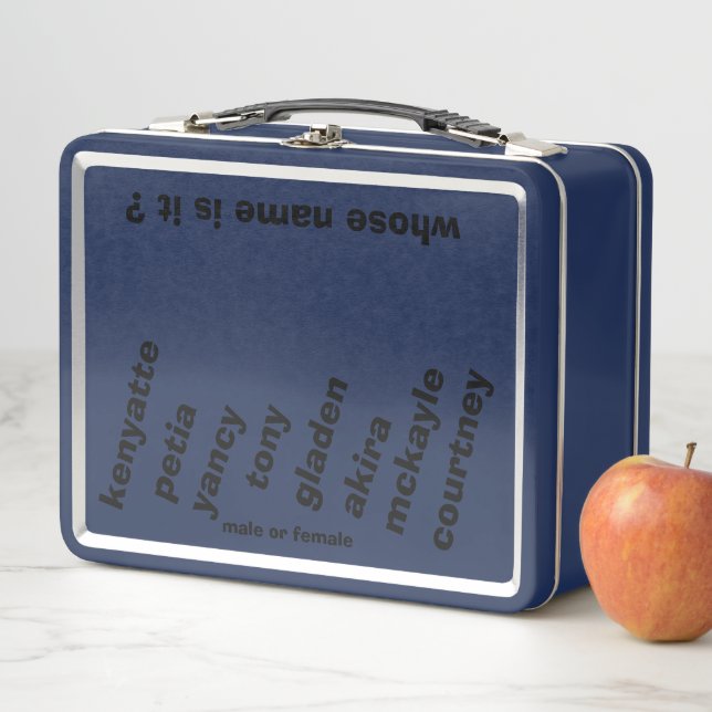 Lunchbox with Unisex Names bY mmetropolim (In Situ)