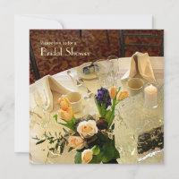 Luncheon Bridal Shower Invitation