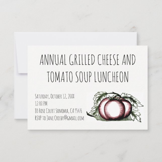 Luncheon Invitation (Back)