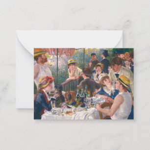Luncheon of the Boating Party, 1880 by Renoir Card