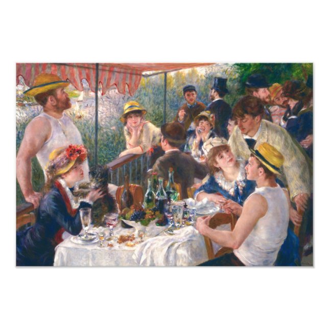 Luncheon of the Boating Party, 1880 by Renoir Photo Print (Front)