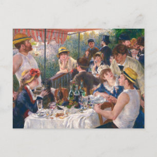 Luncheon of the Boating Party, 1880 by Renoir Postcard
