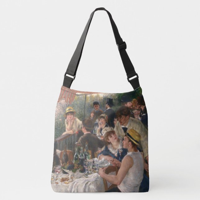 Luncheon of the Boating Party - Auguste Renoir Crossbody Bag (Front)