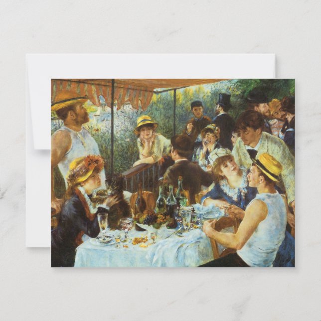 Luncheon of the Boating Party by Pierre Renoir (Front)