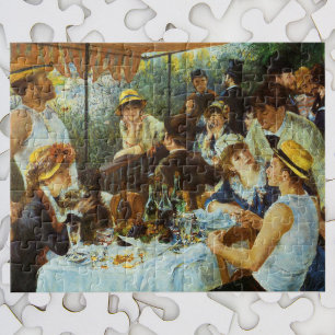 Luncheon of the Boating Party by Pierre Renoir Jigsaw Puzzle