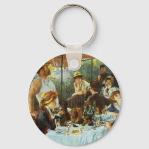 Luncheon of the Boating Party by Pierre Renoir Key Ring