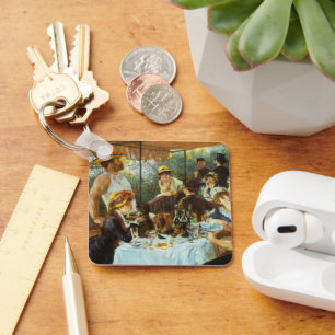Luncheon of the Boating Party by Pierre Renoir Key Ring