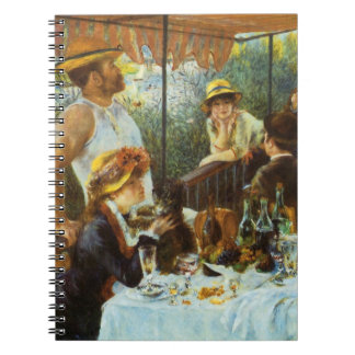 Luncheon of the Boating Party by Pierre Renoir Notebook