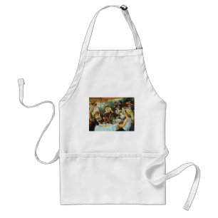 Luncheon of the Boating Party by Pierre Renoir Standard Apron