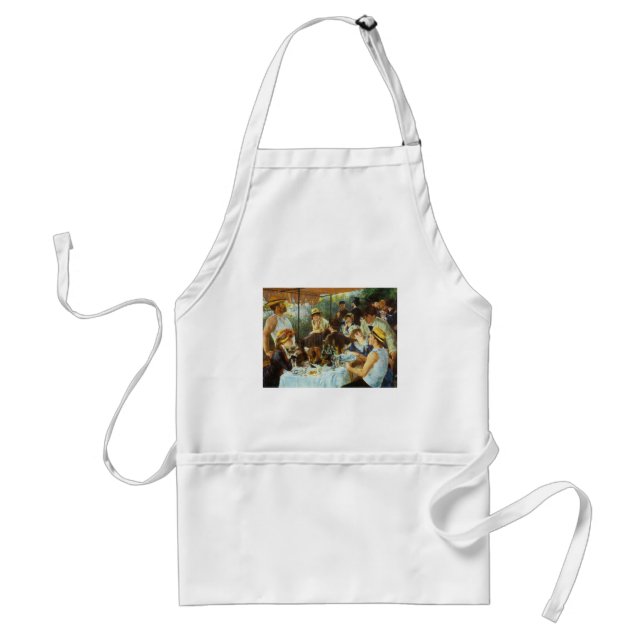 Luncheon of the Boating Party by Pierre Renoir Standard Apron (Front)