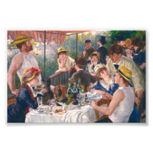Luncheon of the Boating Party by Renoir Photo Print