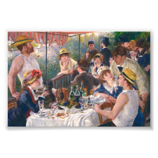 Luncheon of the Boating Party by Renoir Photo Print (Front)